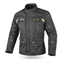 Dimox Мотокуртка текстиль Explorer Mens Touring Black/Yellow в Москве