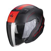 Scorpion Exo Мотошлем Exo-230 Condor Черный Матовый/Красный/Карбон в Москве