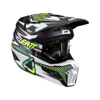Leatt Шлем кроссовый 3.5 V26 Storm Teal + очки Vizion 3.5 в Москве