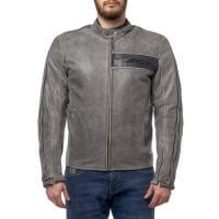 Moteq Куртка кожаная Defender grey в Москве