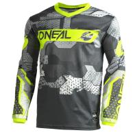 Oneal Джерси Element Camo V.22, детская, унисекс Серый/Желтый в Москве