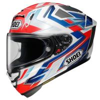Shoei Мотошлем X-Spirit Pro Escalate бело-сине-красно-серый в Москве