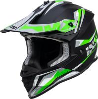 IXS шлем кроссовый 362 2.0 Черно-зеленый-белый в Москве