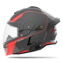 509 Шлем Delta V Carbon Commander с подогревом Racing Red в Москве