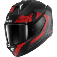 Shark Шлем Skwal i3 Rhad Mat Black/Chrome/Red в Москве