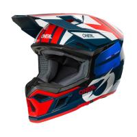 Oneal Кроссовый шлем 3Series Ride V.25 синий/белый в Москве
