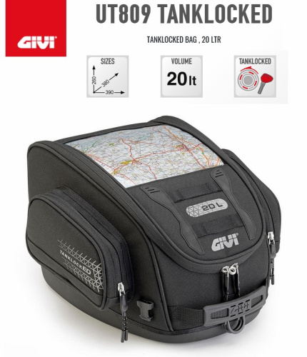 Givi Сумка на бак Tanklocked UT809 20л в Москве