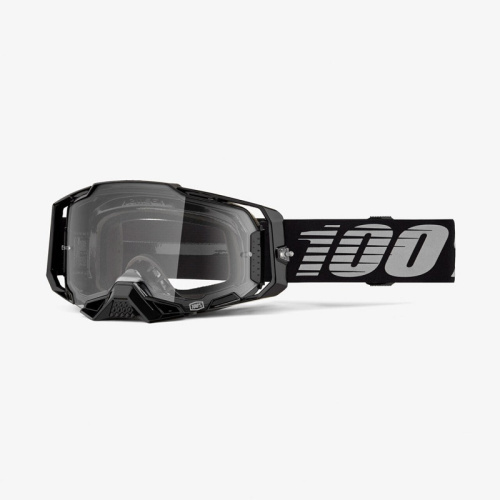 100% Очки Armega Goggle Black / Clear в Москве