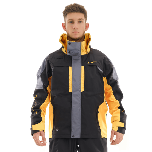 Dragonfly Куртка мембранная Quad Pro Black-yellow в Москве