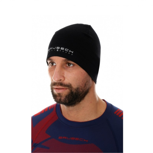 Brubeck Шапка шерстяная Active Wool Черная в Москве