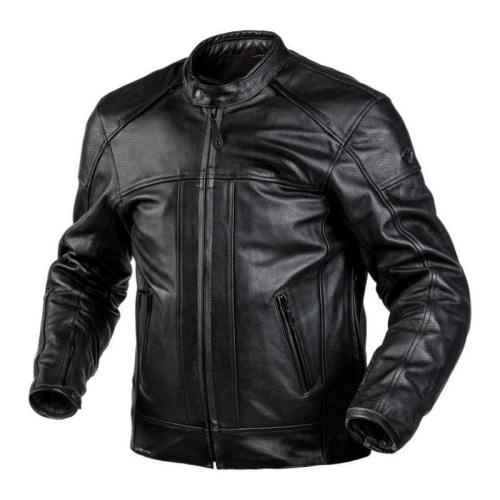Scout куртка кожаная Daytona Waterproof Black в Москве