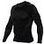 Brubeck Футболка мужская зональная дл. рукав DRY черный-графит в Москве