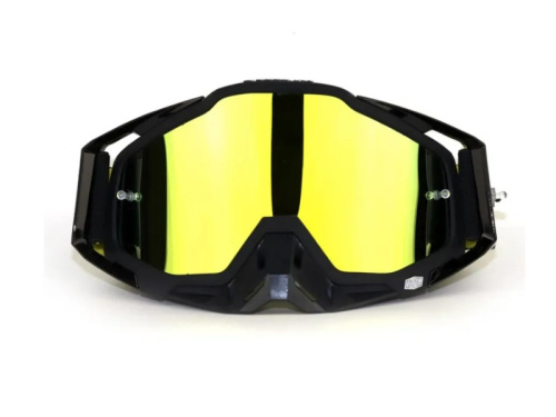 100% Replica Маска Черная линза золотая в Москве
