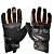 Sweep Перчатки кожаные+текстиль Hammer Black/Orange в Москве