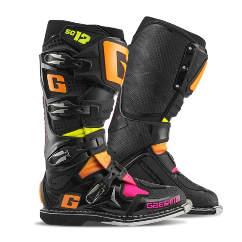 Gaerne Мотоботы SG-12 Black/Orange/Pink в Москве